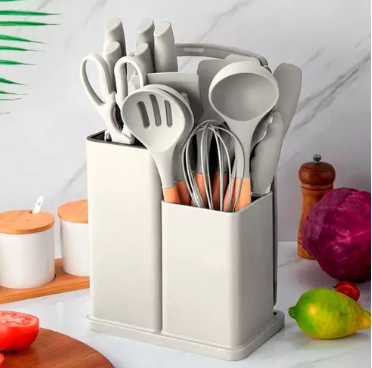 Set 19 Piezas Utensilios Para Cocina