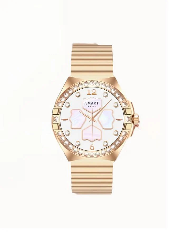 SMARTWATCH LG76 Mini REDONDO PARA DAMA + Otra Correa de Obsequio