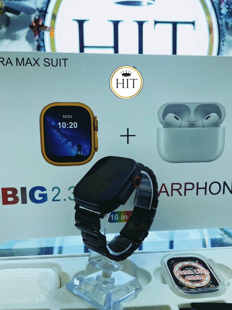 SMARTWATCH i20 ULTRA 7 EN 1 + Audifonos Bluetooth