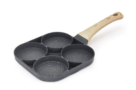 🍳 Sartén de 4 Puestos Antiadherente