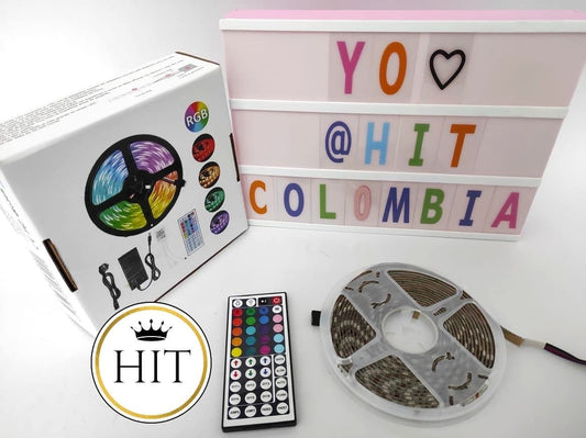 CINTA MULTICOLOR DE LUCES LED RGB WI-FI PARA USAR DESDE EL CELULAR - colombiahit
