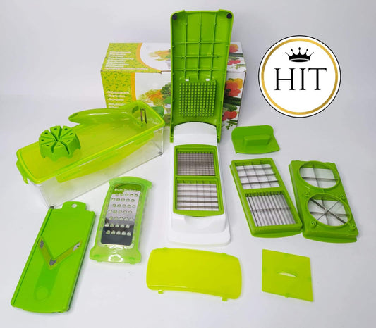 Cortador De Frutas Y Verduras + 6 Accesorios de corte - colombiahit