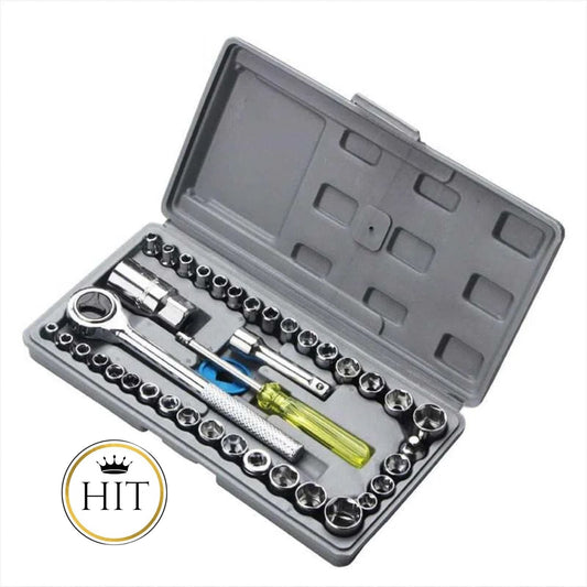 Juego de Herramientas Metricas y SAE de 40 piezas. - colombiahit