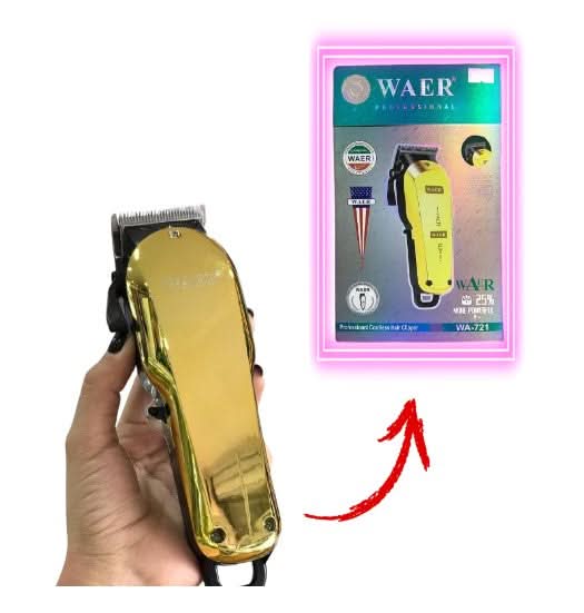 máquina cortapelo o barbera inalámbrica recargable Waer WA-721