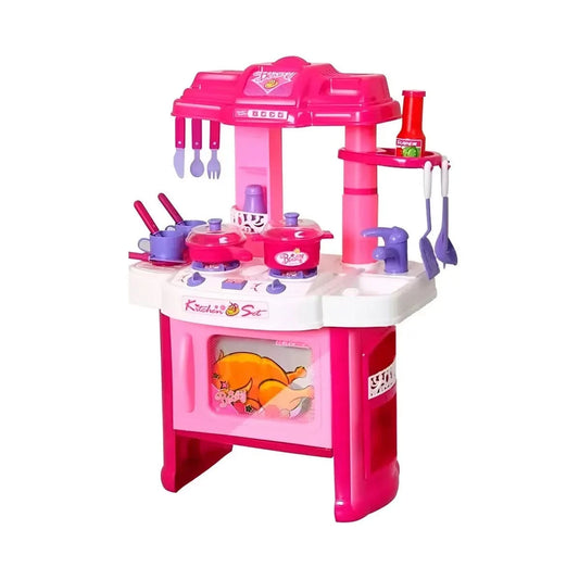 juego de cocina de juguete con luces y sonidos