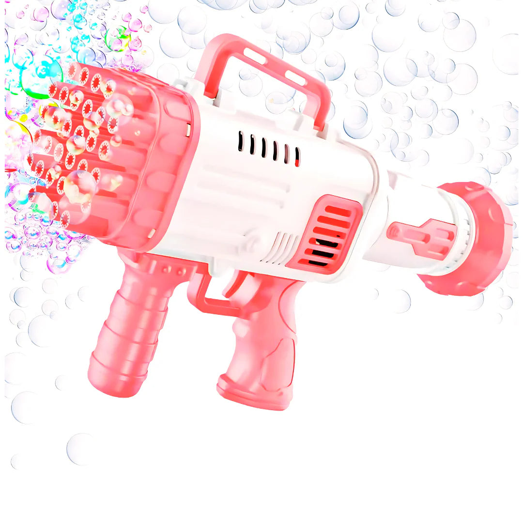 pistola de burbujas ("bubble gun")