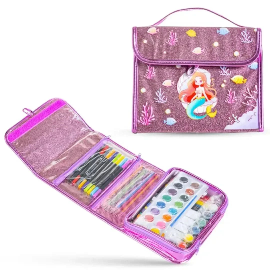 kit de arte para niños portátil y con estuche