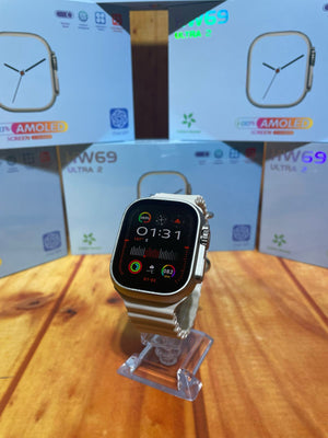 Smartwatch Hw69 Ultra Único con pantalla amoled y Inteligencia artificial (Chat Gpt)