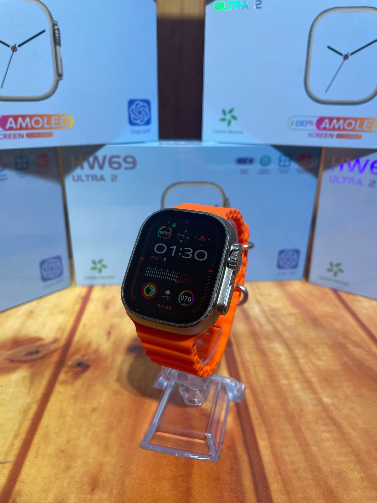 Smartwatch Hw69 Ultra Único con pantalla amoled y Inteligencia artificial (Chat Gpt)