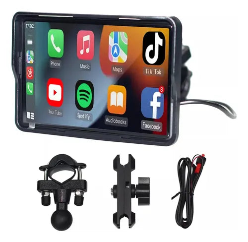 pantalla para moto carplay