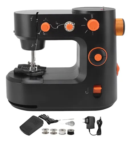 mini máquina de coser portátil multifuncional
