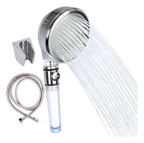 CABEZAL CALENTADOR DE DUCHA PORTATIL CON PANTALLA