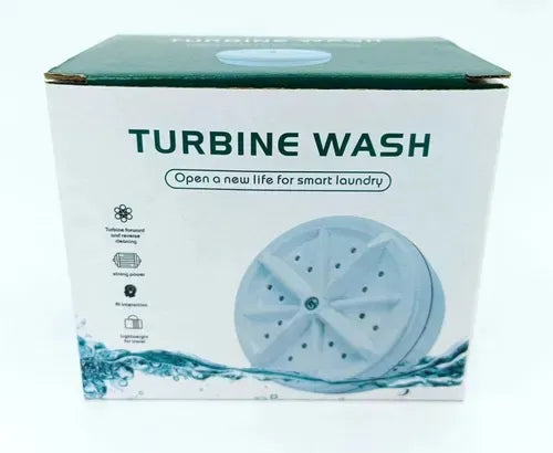 Mini lavadora portátil con turbina, modelo QHTA-21