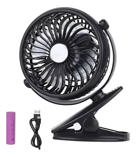 Mini ventilador portátil con pinza