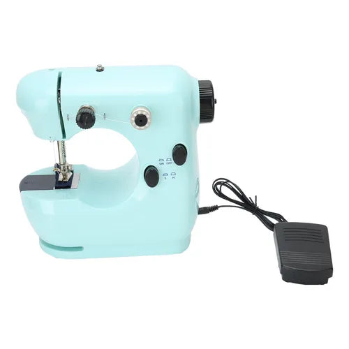Mini máquina de coser eléctrica portátil