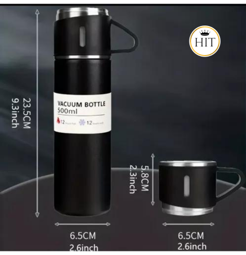 Termo en acero inoxidable con pocillos