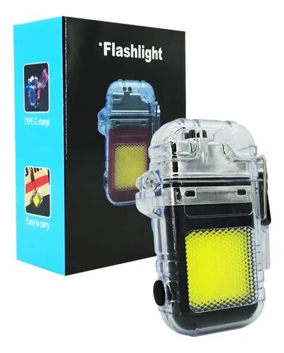 Encendedor eléctrico recargable con linterna LED