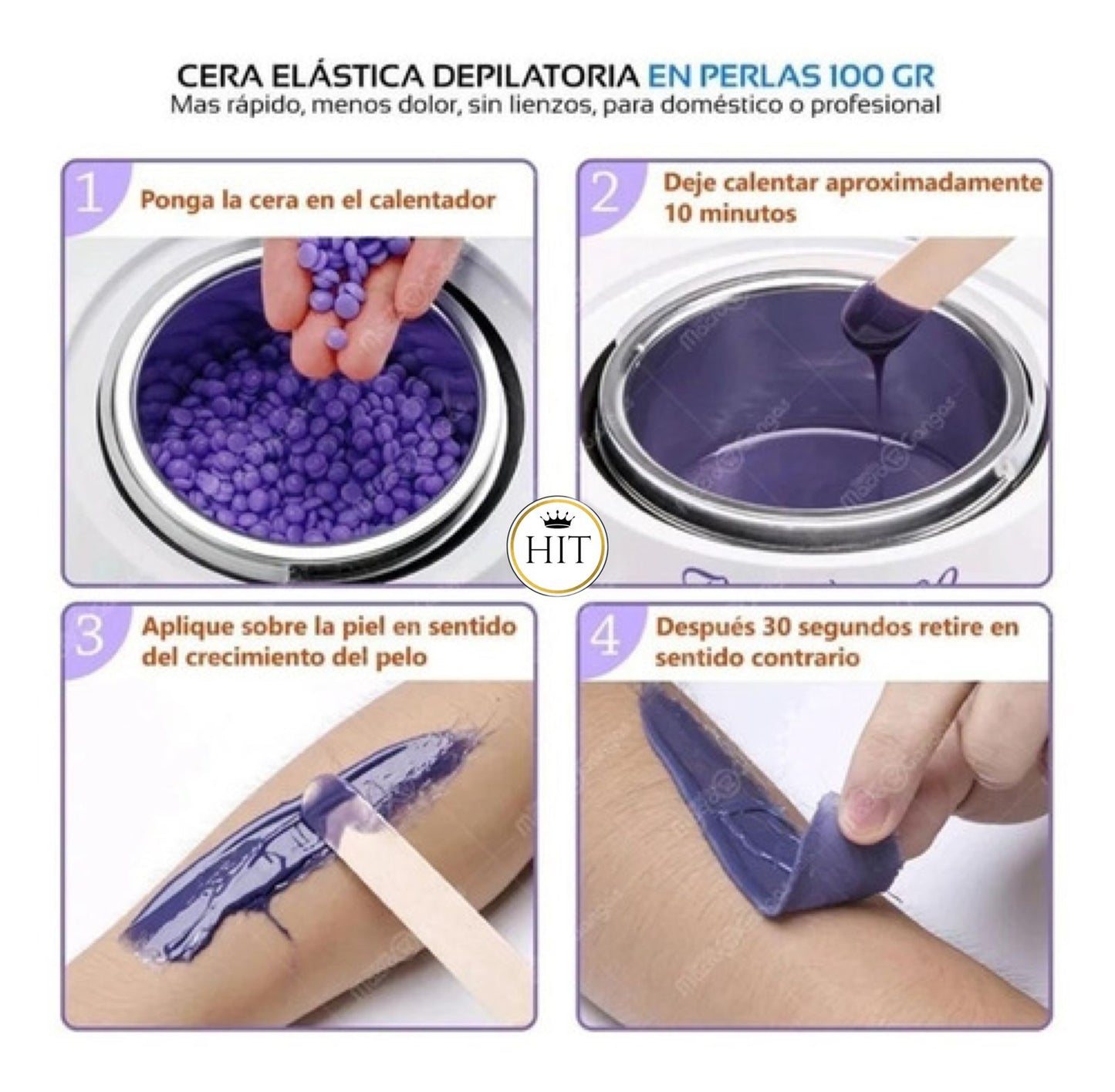 Cera Depilatoria en perlas Hot Wax