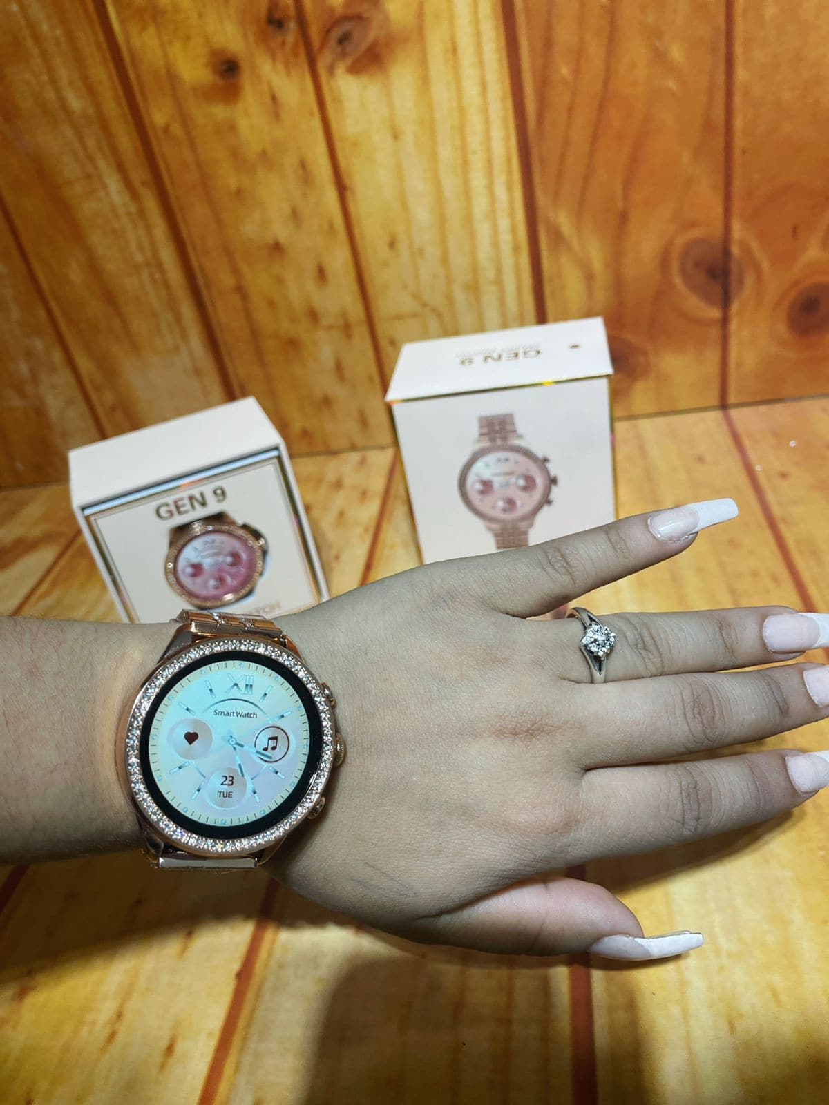 SMARTWATCH GEN 9 REDONDO PARA DAMA + Otra Correa de Obsequio