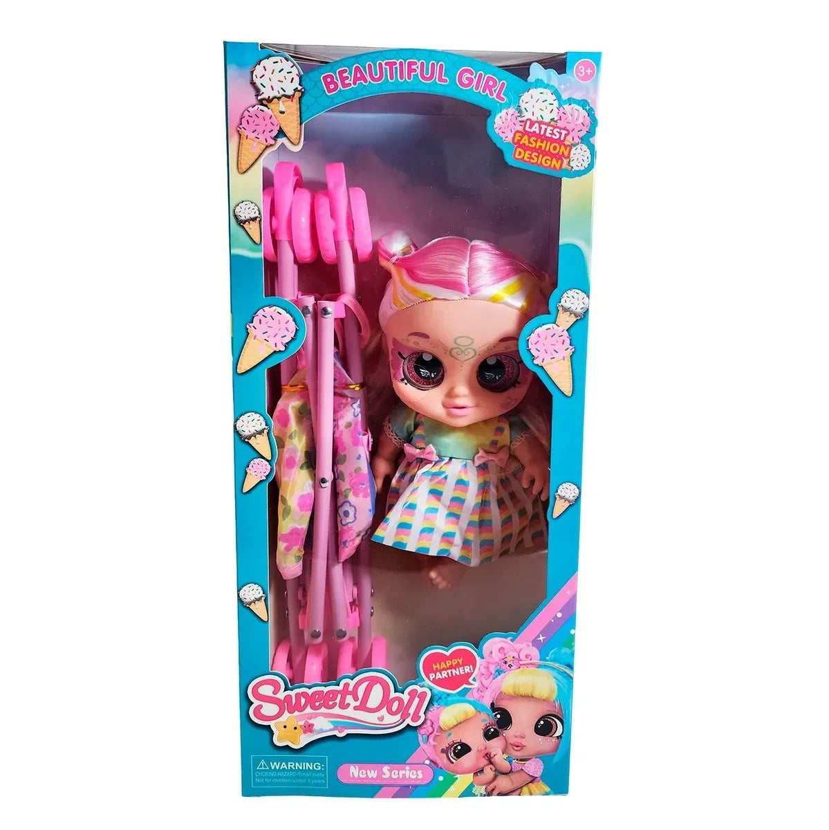 Muñeca con cochecito