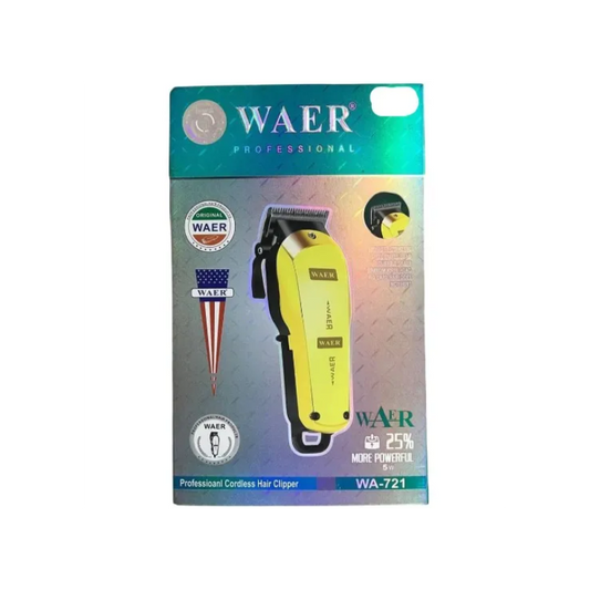 máquina cortapelo o barbera inalámbrica recargable Waer WA-721