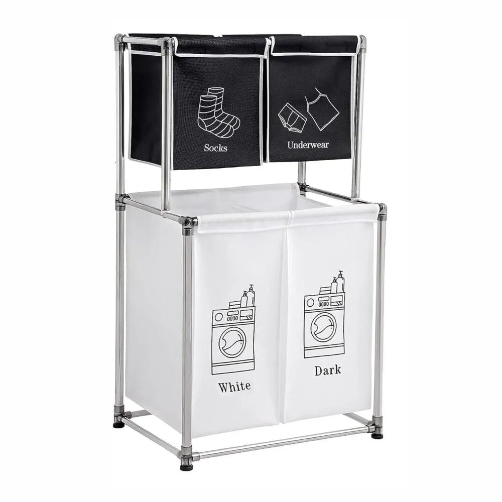 Cesto organizador de ropa 4 puestos
