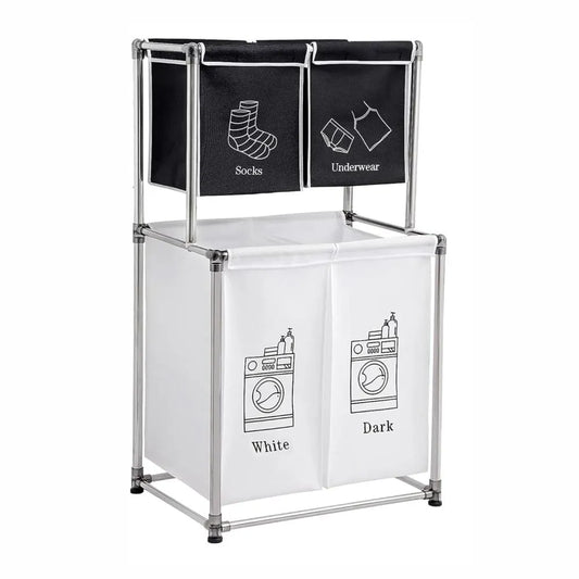 Cesto organizador de ropa 4 puestos