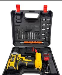 Taladro con percutor con doble batería