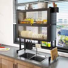Organizador De Cocina De Dos Niveles Con Puerta