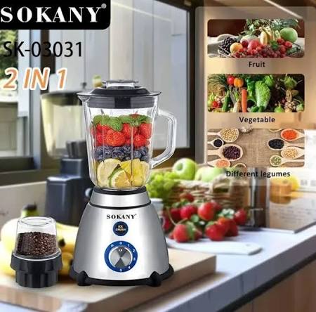 Licuadora sokany 2 en 1