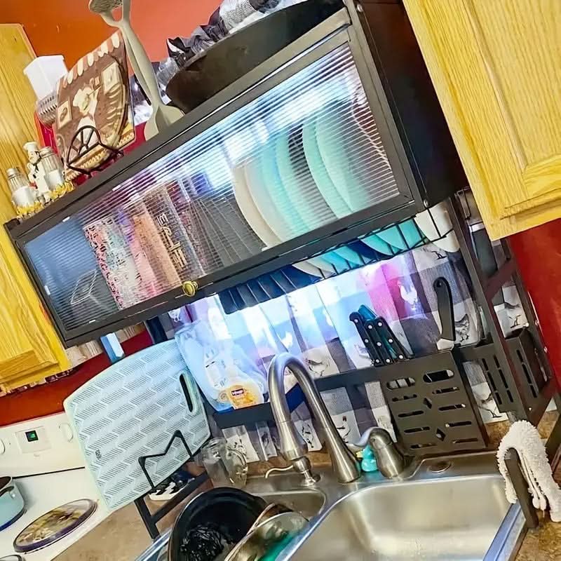 Escurridor de Platos  con Cubierta
