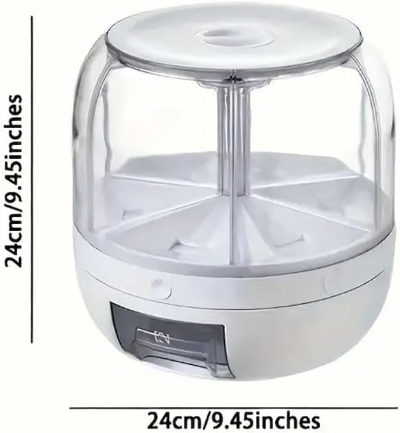 Dispensador de granos giratorio