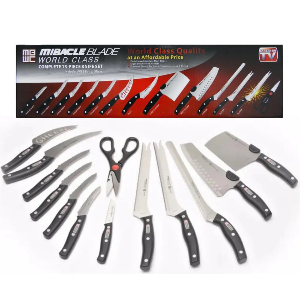 SET DE CUCHILLOS 13 PIEZAS