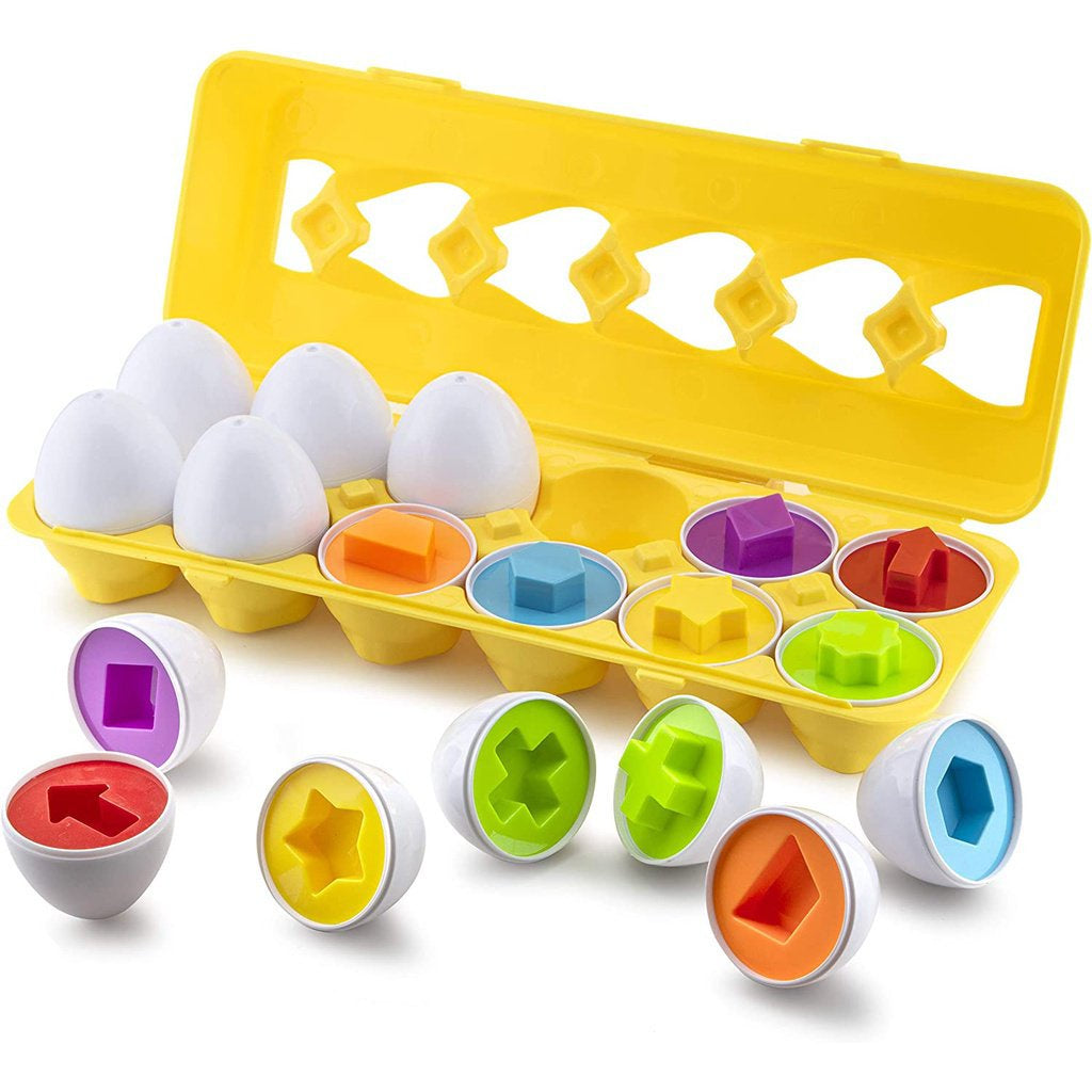 Juguete Cubeta de huevos educativo
