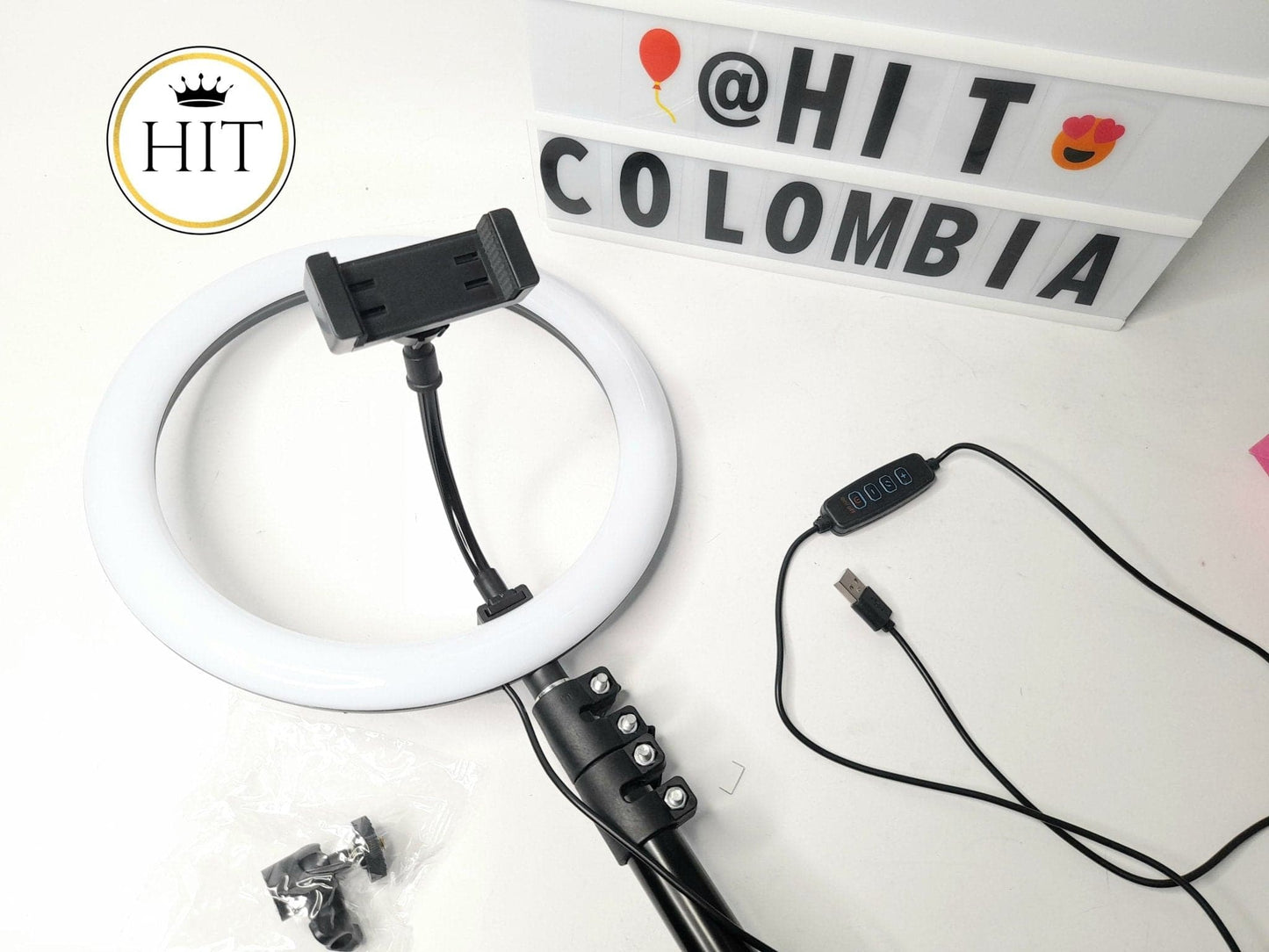 ARO DE LUZ LED CON TRIPODE - colombiahit