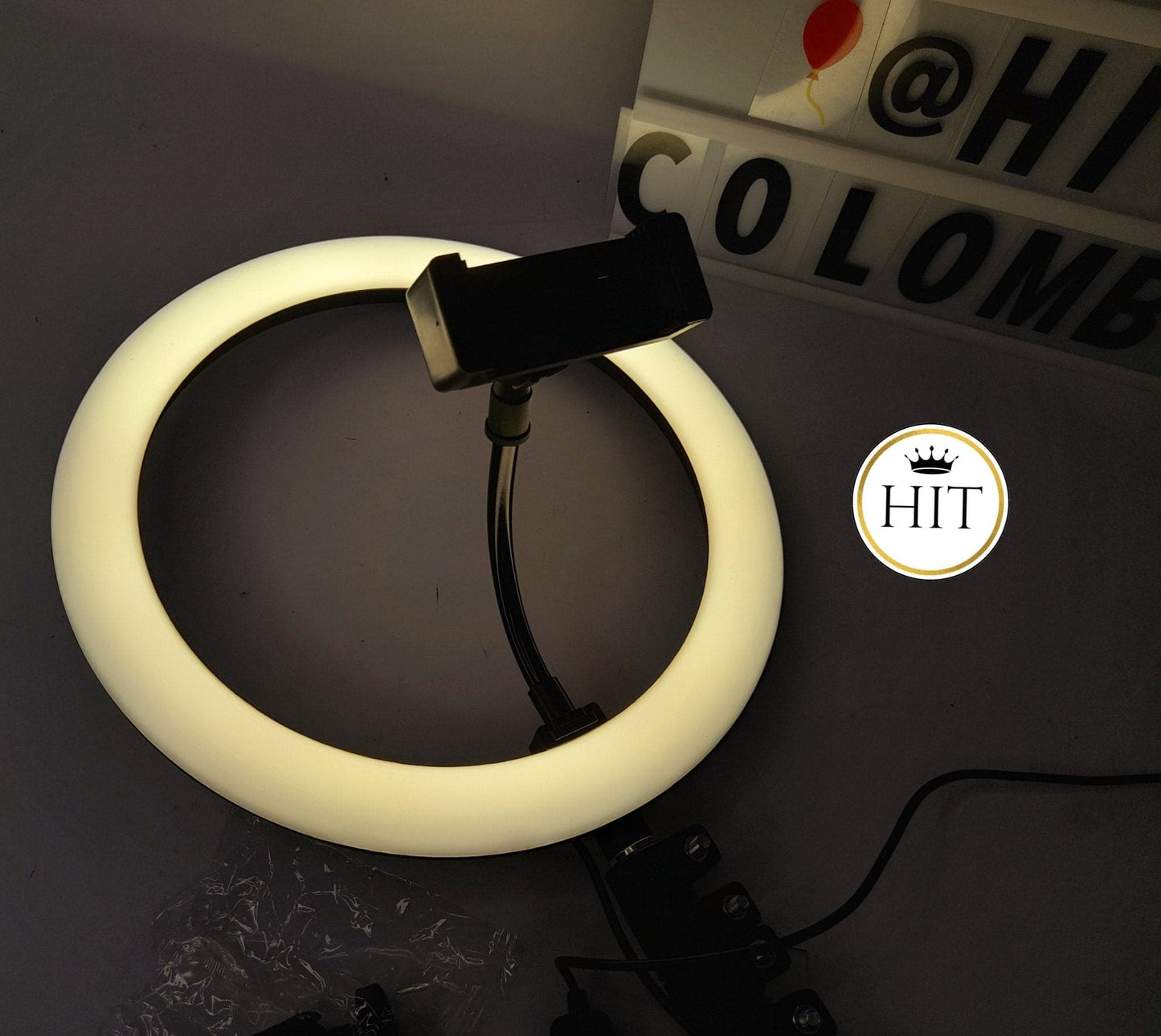 ARO DE LUZ LED CON TRIPODE - colombiahit