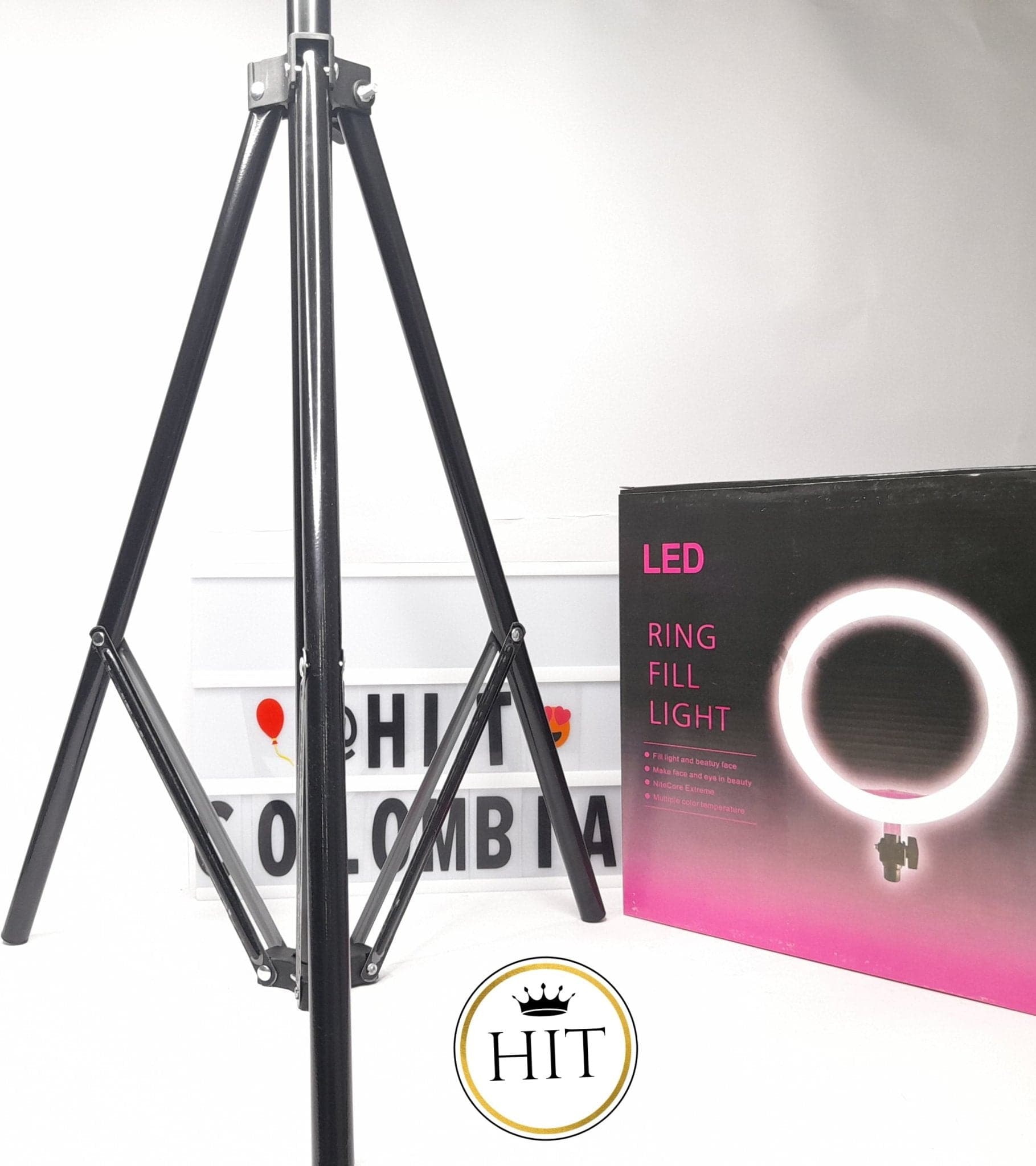 ARO DE LUZ LED CON TRIPODE - colombiahit