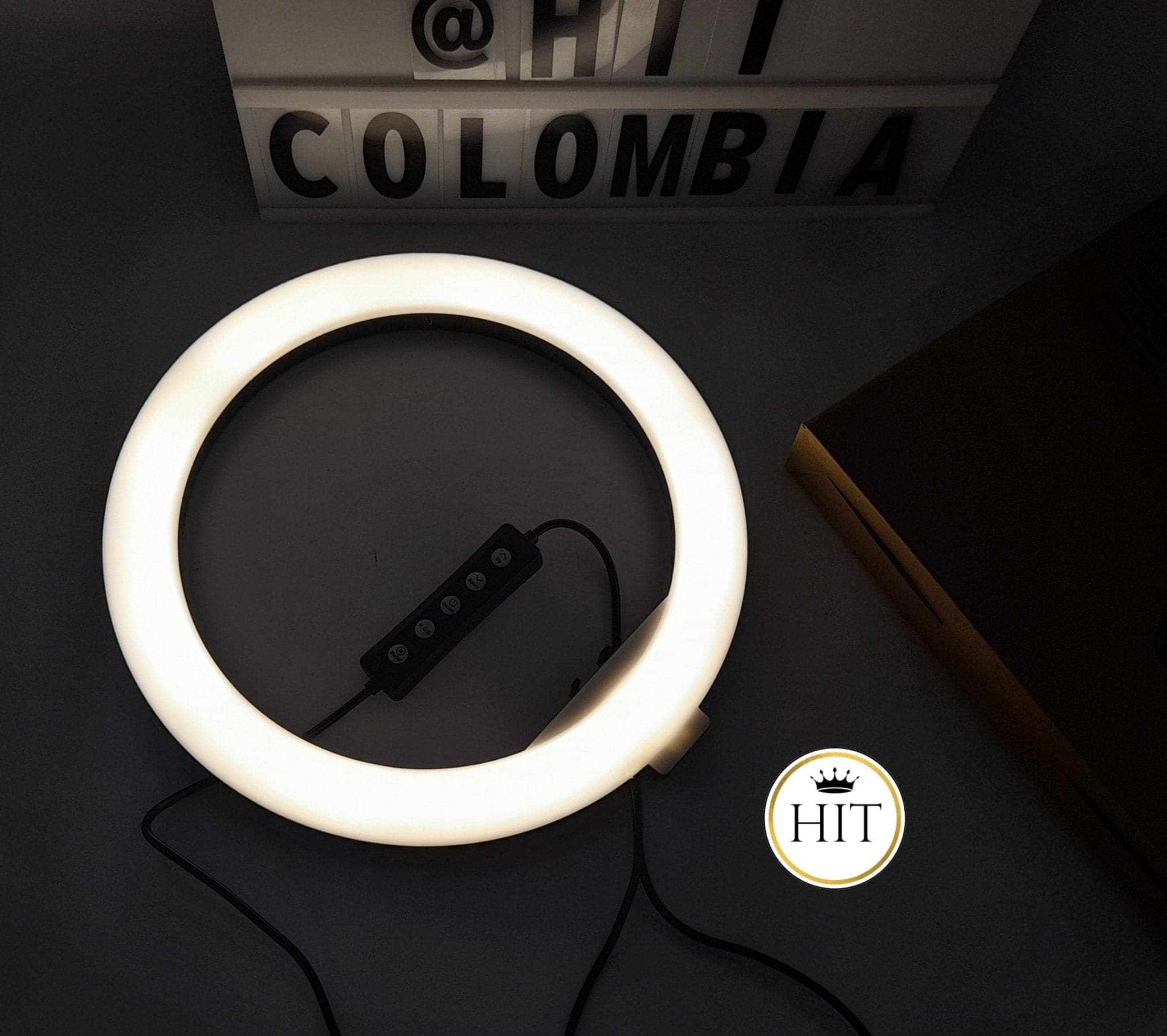 Aro de luz LED-RGB Semiprofesional 26cm - colombiahit