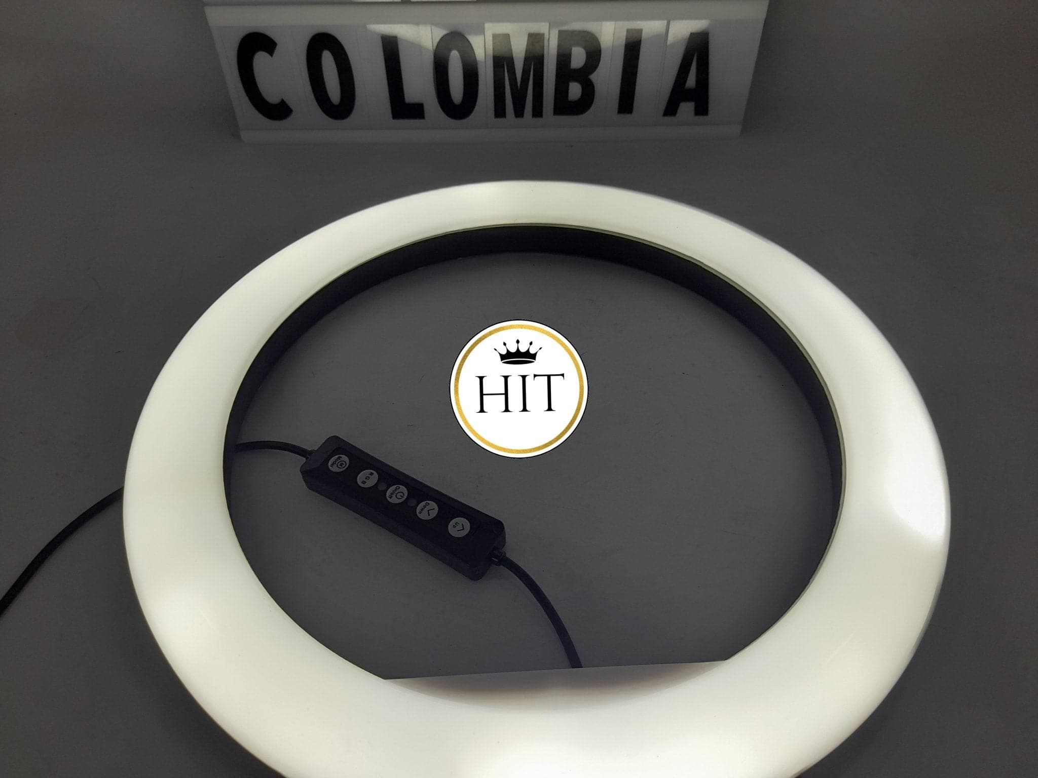 Aro de luz LED- RGB Semiprofesional 30cm - colombiahit