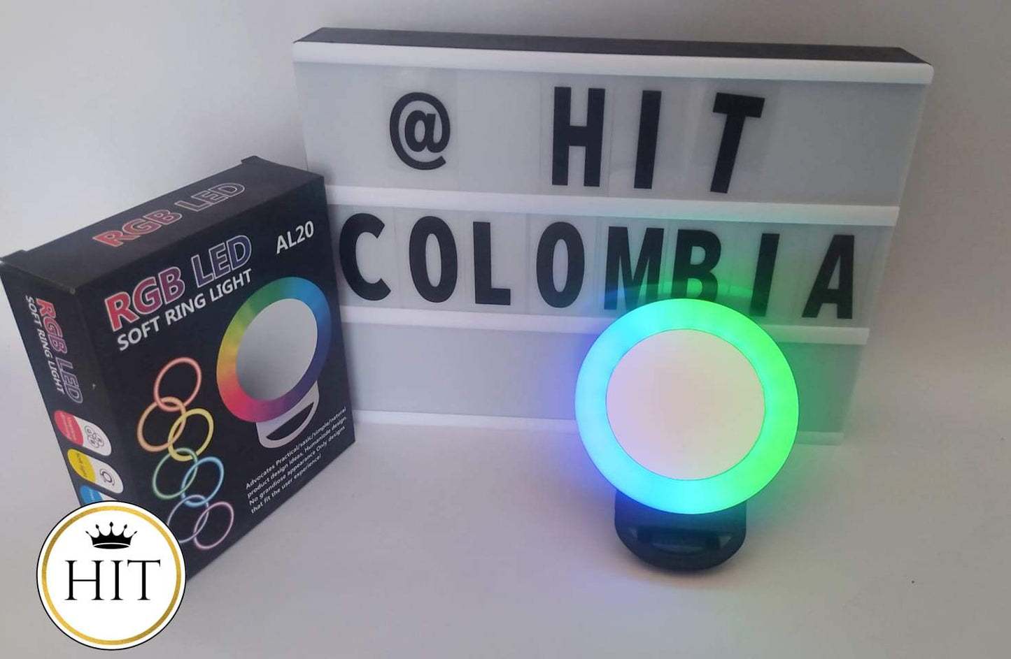 ARO DE LUZ RGB LED - colombiahit