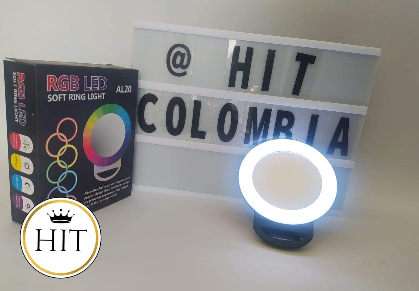 ARO DE LUZ RGB LED - colombiahit