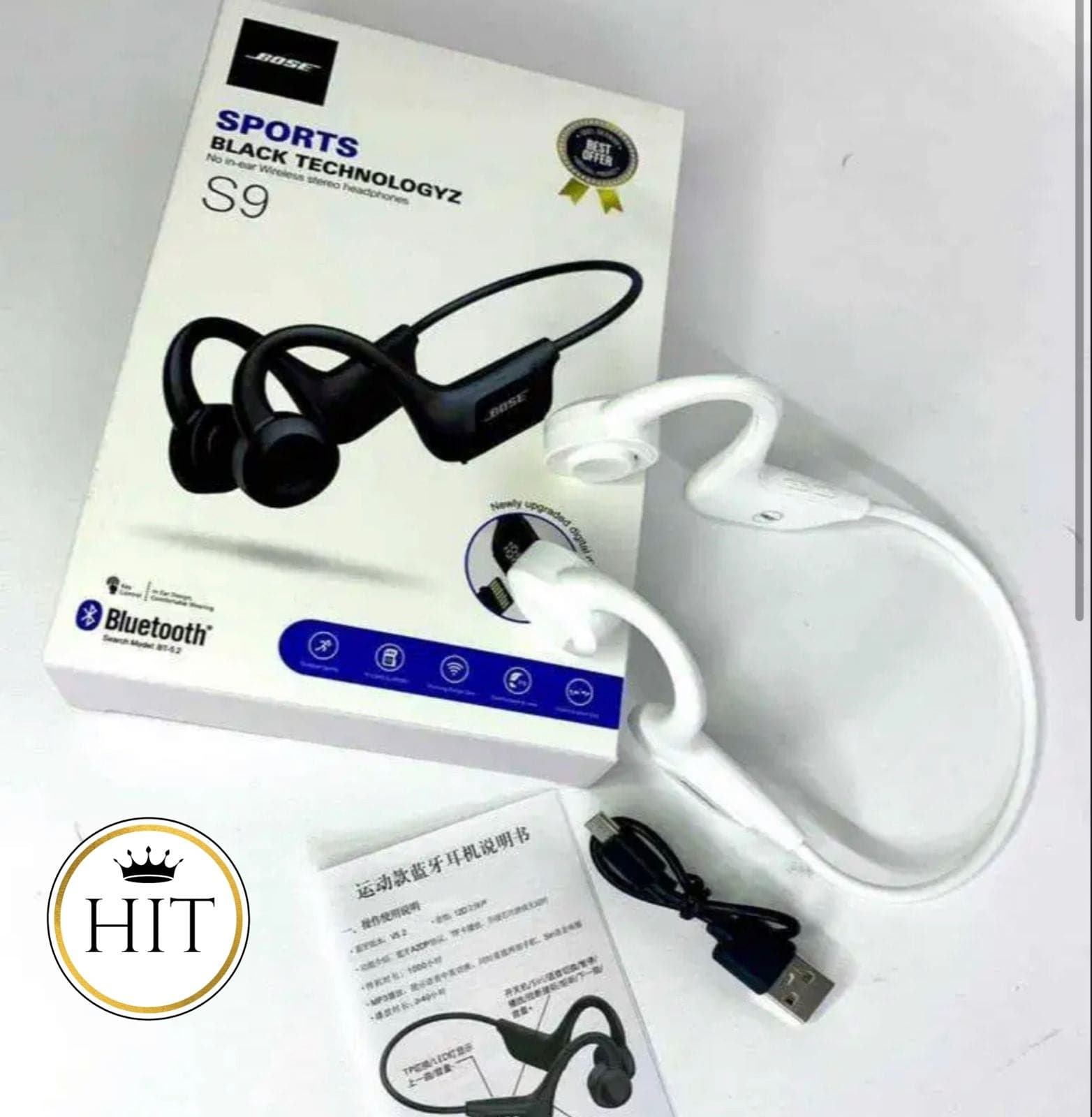 Audífonos Inalámbricos Bluetooth Manos Libres Conduccion Osea