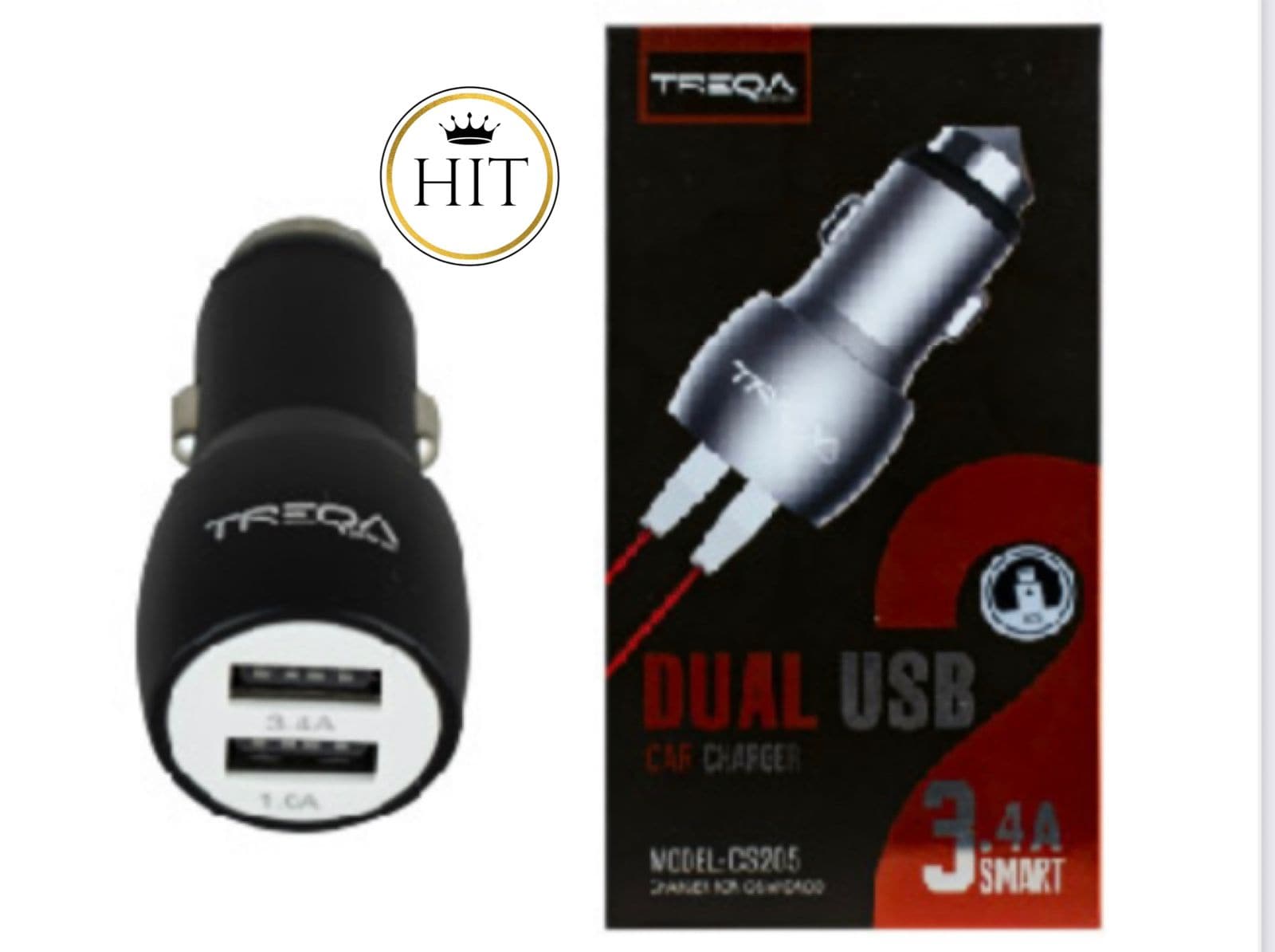 Cargador Carro Dual Usb Carga Rápida 5v 3.4a Smart Dc 12/24v - colombiahit