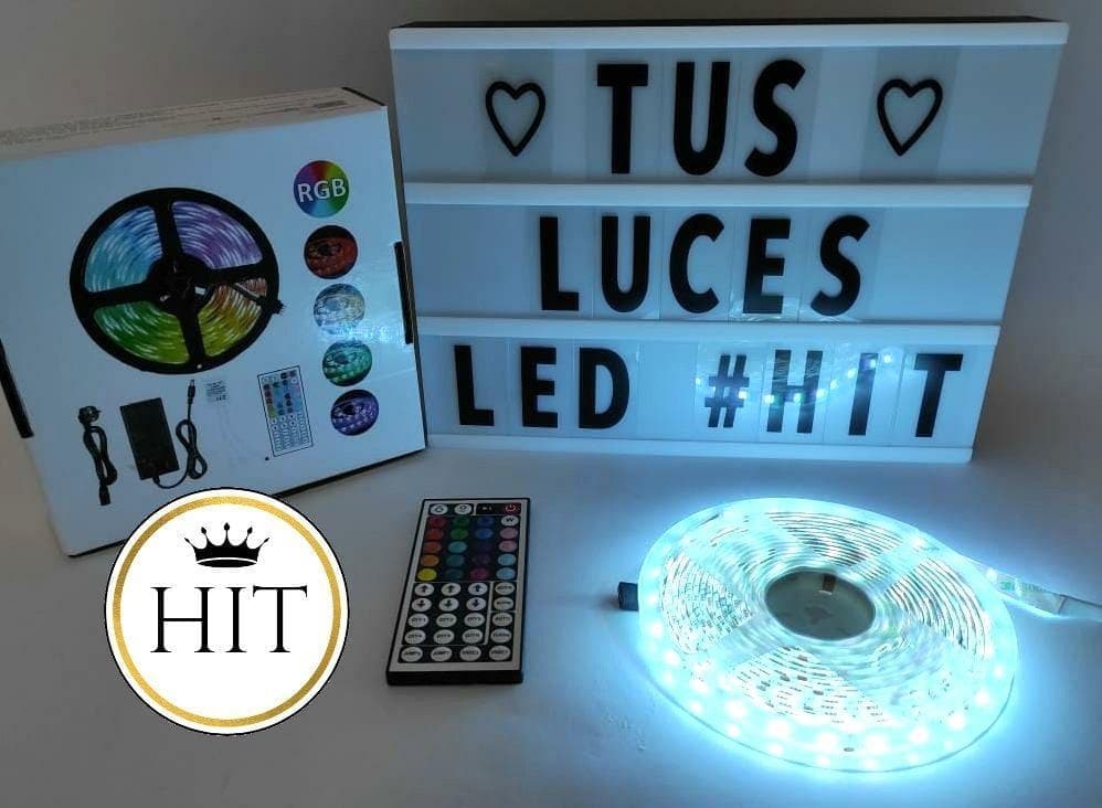 CINTA MULTICOLOR DE LUCES LED RGB WI-FI PARA USAR DESDE EL CELULAR - colombiahit