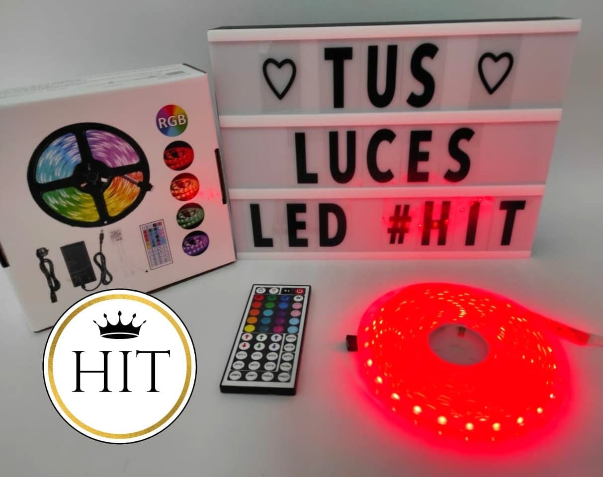CINTA MULTICOLOR DE LUCES LED RGB WI-FI PARA USAR DESDE EL CELULAR - colombiahit