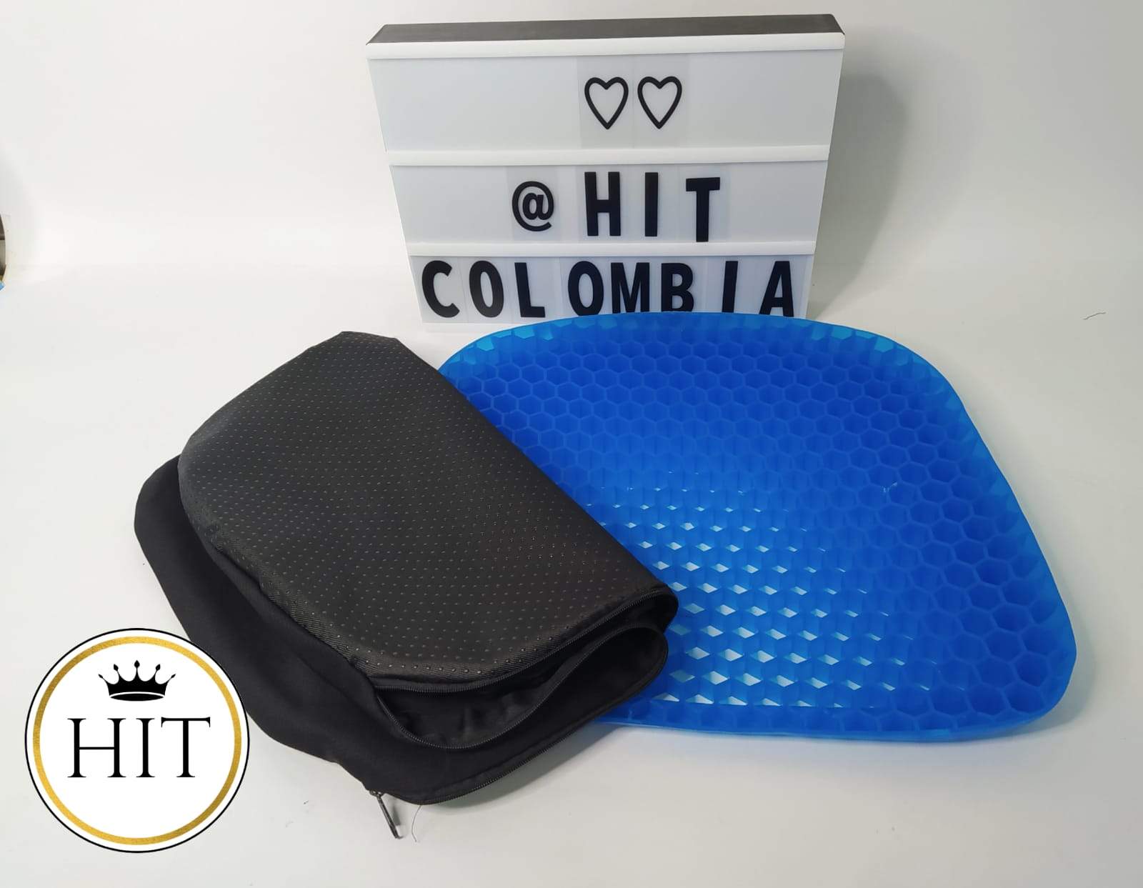 Cojín Ergonómico Para Silla En Silicona + Funda Protectora - colombiahit