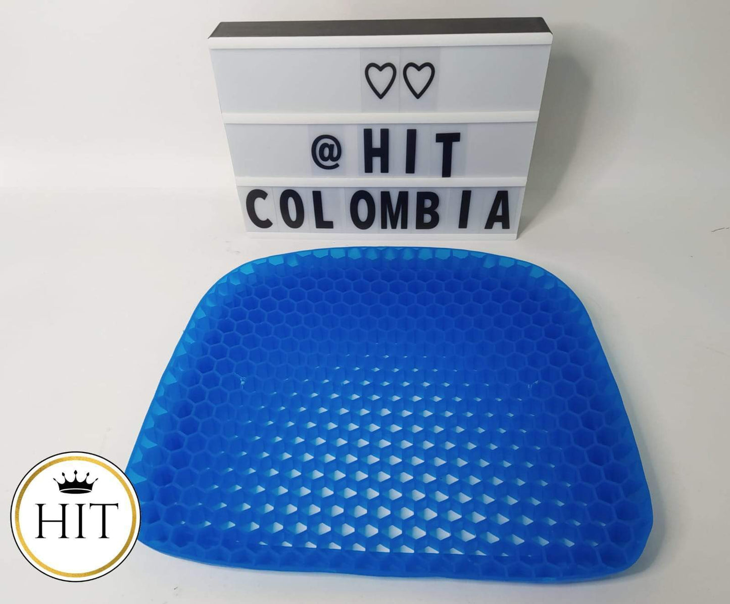 Cojín Ergonómico Para Silla En Silicona + Funda Protectora - colombiahit