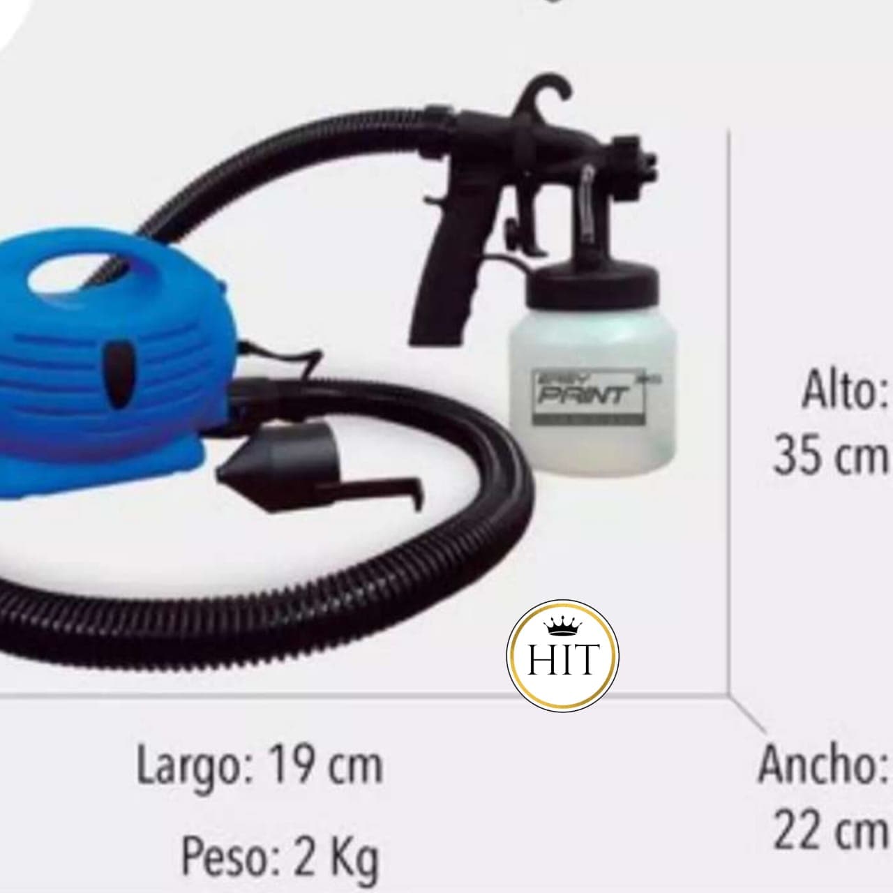 Compresor Pistola Para Pintar Fácil Y Rápido Paint Zoom - colombiahit