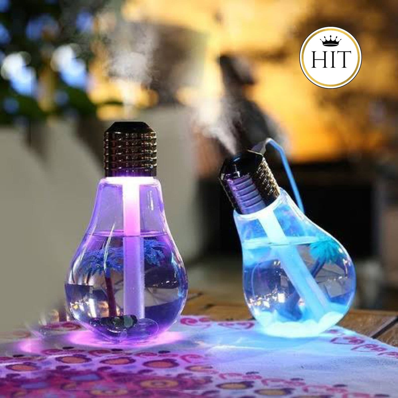 Humificador Tipo Bombillo + 2 Aromas De Regalo - colombiahit