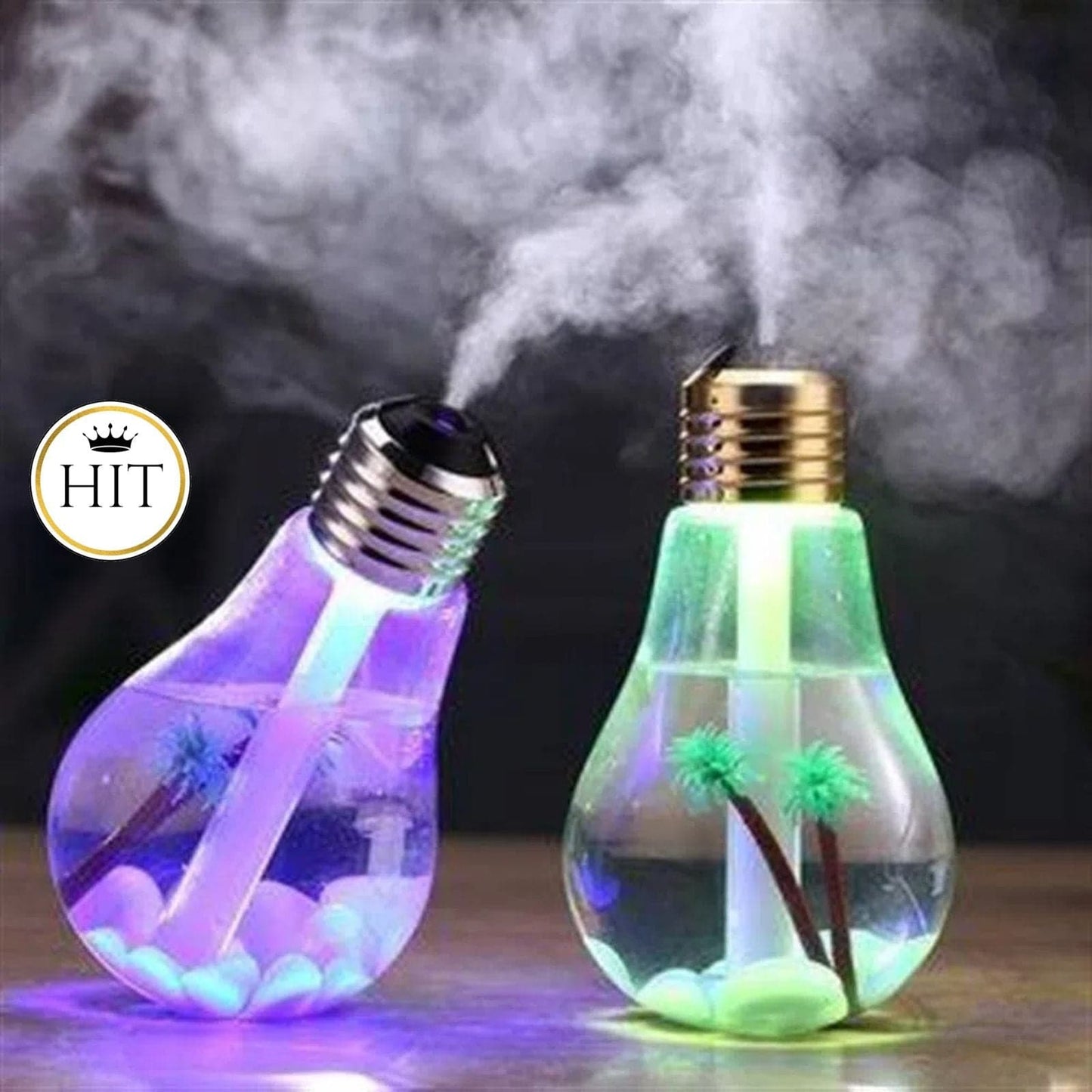 Humificador Tipo Bombillo + 2 Aromas De Regalo - colombiahit